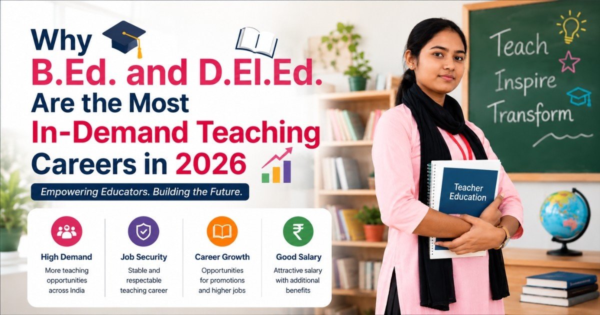 Why B.Ed. and D.El.Ed. Are the Most In-Demand Teaching Careers in 2026